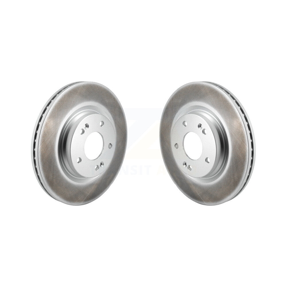 Coat Disc Brake Rotors Front Pair For Hyundai Elantra Kona Sonata Kia Niro EV K5