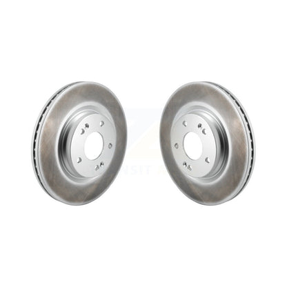 Coat Disc Brake Rotors Front Pair For Hyundai Elantra Kona Sonata Kia Niro EV K5