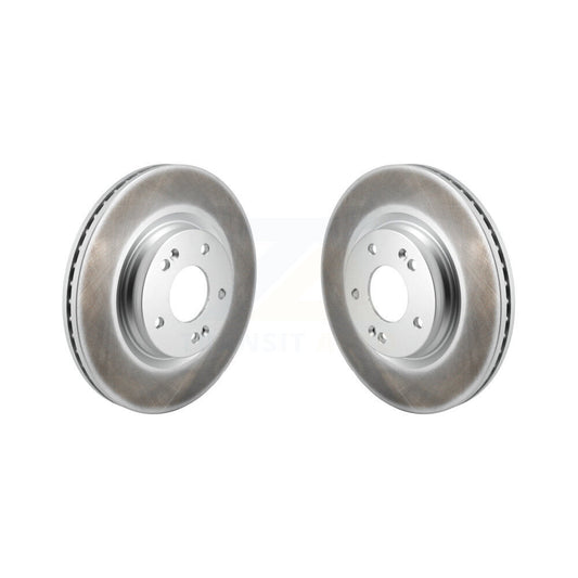 Coat Disc Brake Rotors Front Pair For Hyundai Elantra Kona Sonata Kia Niro EV K5