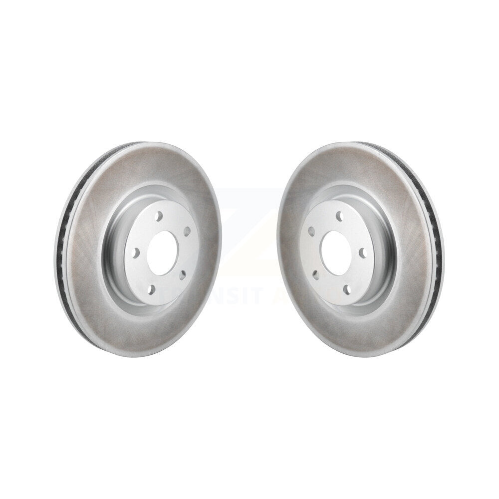 Coated Disc Brake Rotors Front Pair For Ford Escape Bronco Sport Lincoln Corsair