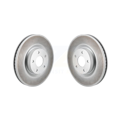 Coated Disc Brake Rotors Front Pair For Ford Escape Bronco Sport Lincoln Corsair