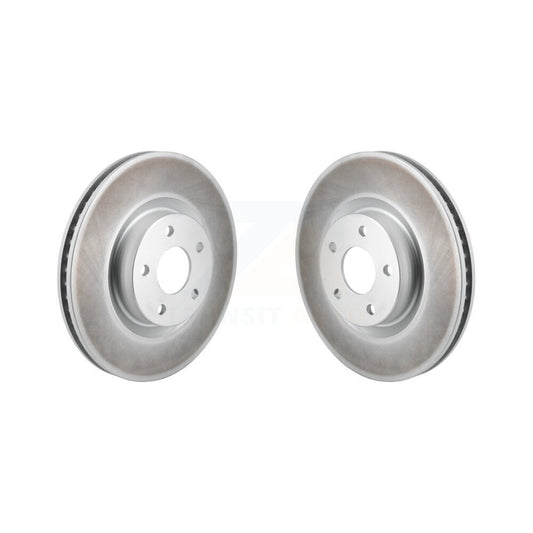 Coated Disc Brake Rotors Front Pair For Ford Escape Bronco Sport Lincoln Corsair