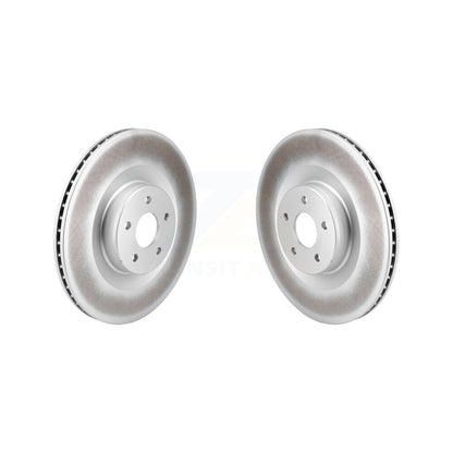 Coated Disc Brake Rotors Front Pair For 2016-2018 Ford Focus RS