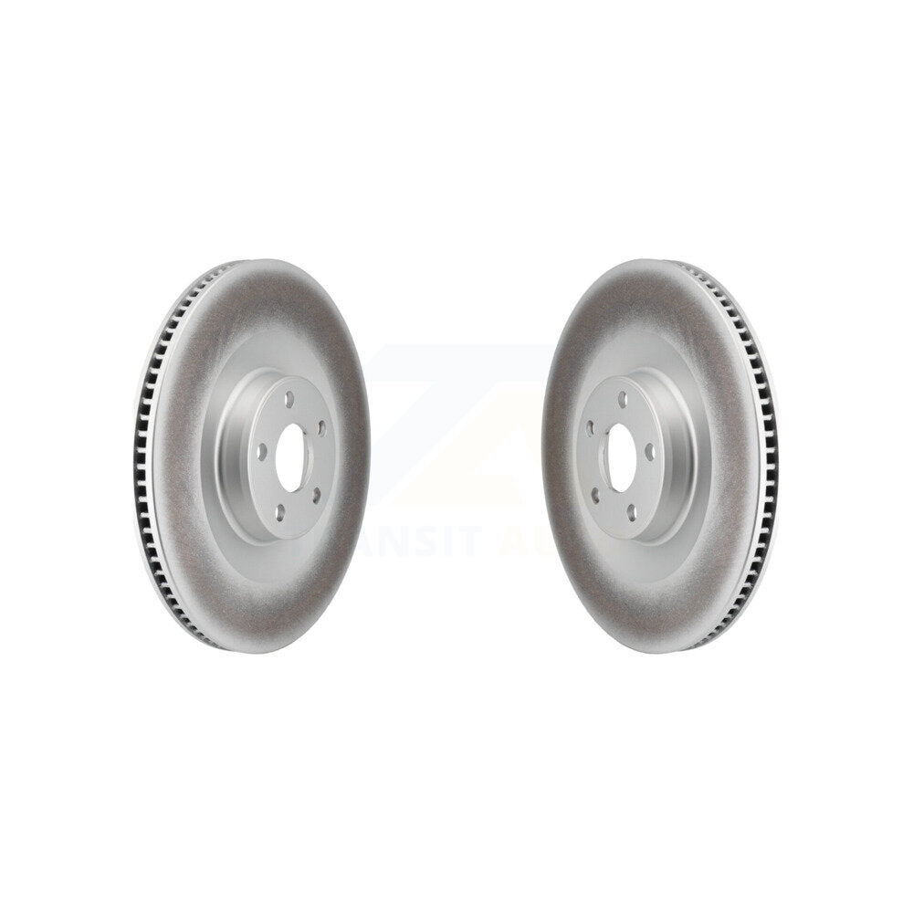 Coated Disc Brake Rotors Front Pair For Ford Mustang Mach-E
