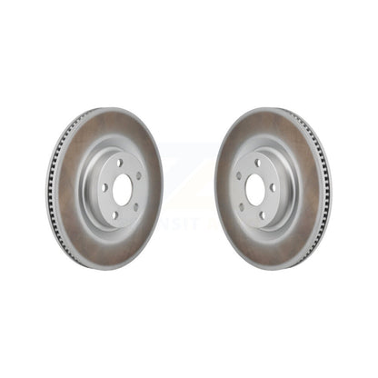 Coated Disc Brake Rotors Front Pair For 2022-2023 Ford Maverick