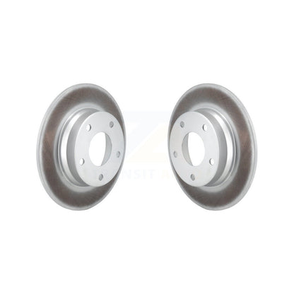 Coated Disc Brake Rotors Rear Pair For Nissan Sentra