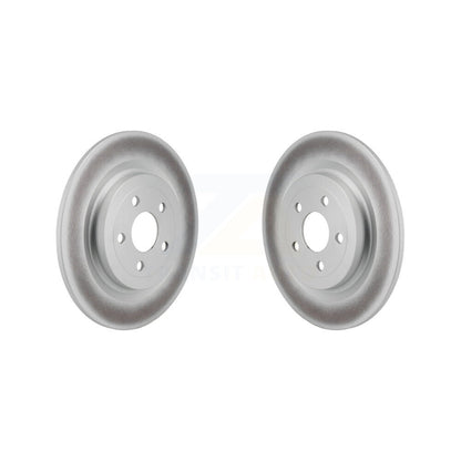 Coated Disc Brake Rotors Rear Pair For 2021-2023 Ford Mustang Mach-E
