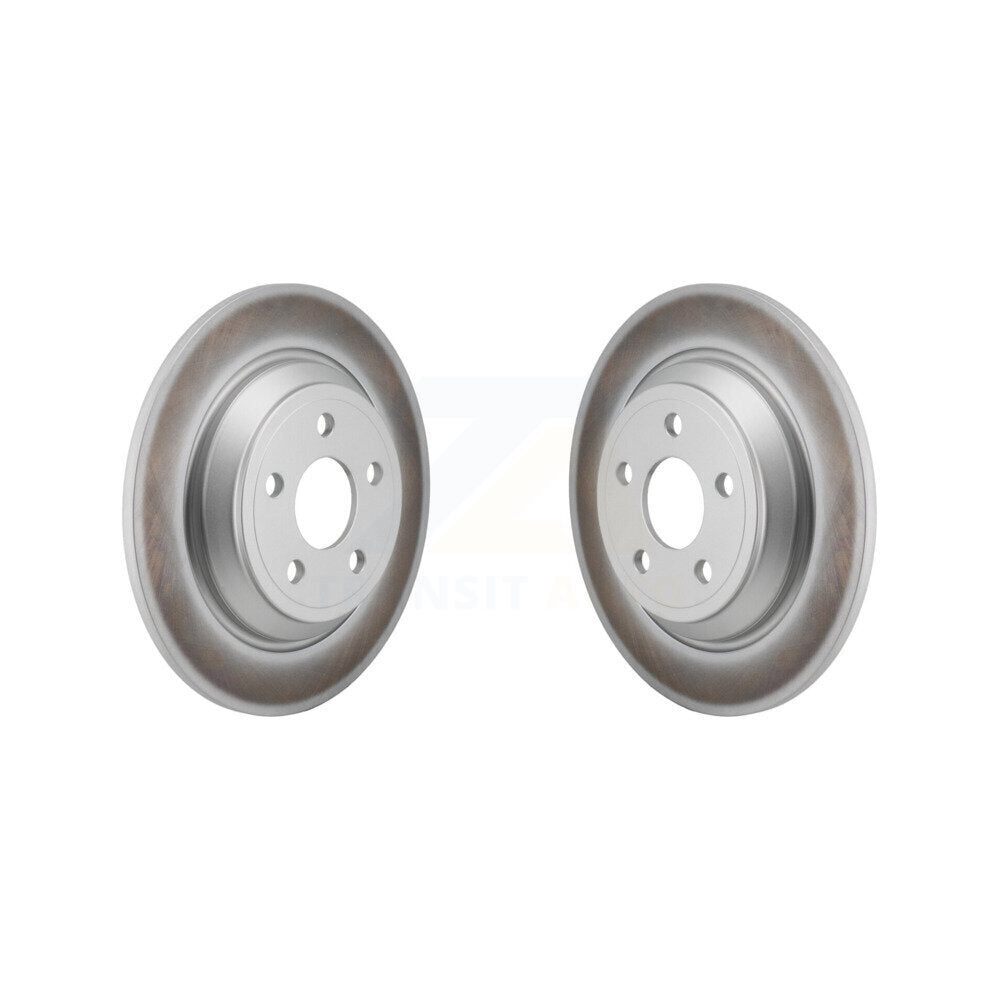 Coated Disc Brake Rotors Rear Pair For 2022-2023 Ford Maverick