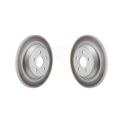 Coated Disc Brake Rotors Rear Pair For 2022-2023 Ford Maverick