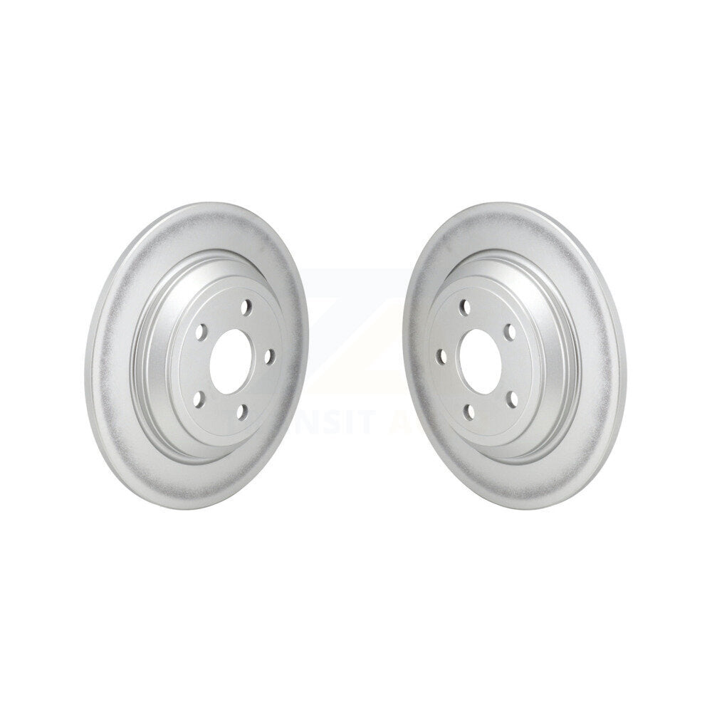 Coated Brake Rotors Rear Pair For Ford Escape Bronco Sport Focus Lincoln Corsair