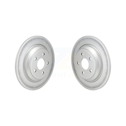 Coated Brake Rotors Rear Pair For Ford Escape Bronco Sport Focus Lincoln Corsair