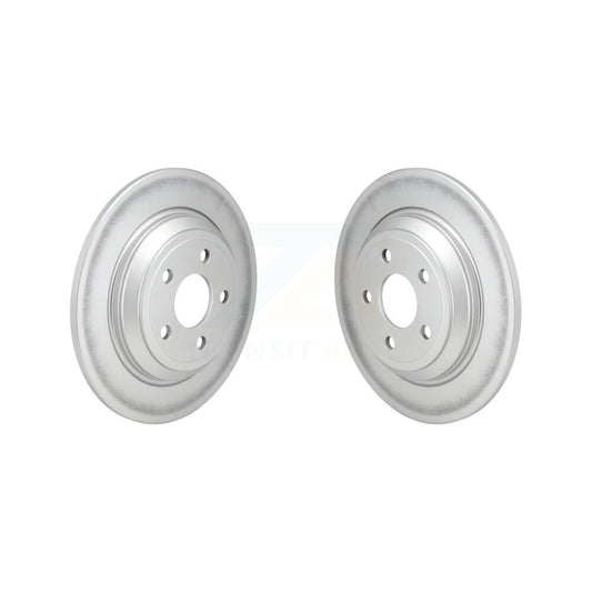 Coated Brake Rotors Rear Pair For Ford Escape Bronco Sport Focus Lincoln Corsair