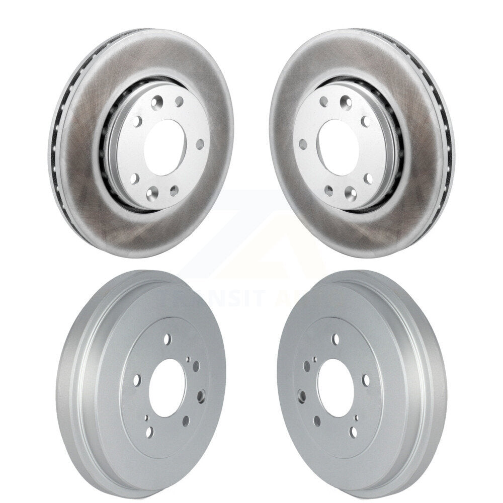 Disc Brake Rotors Drums Kit Front Rear For 2020-2022 Nissan Sentra