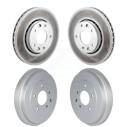 Disc Brake Rotors Drums Kit Front Rear For 2020-2022 Nissan Sentra