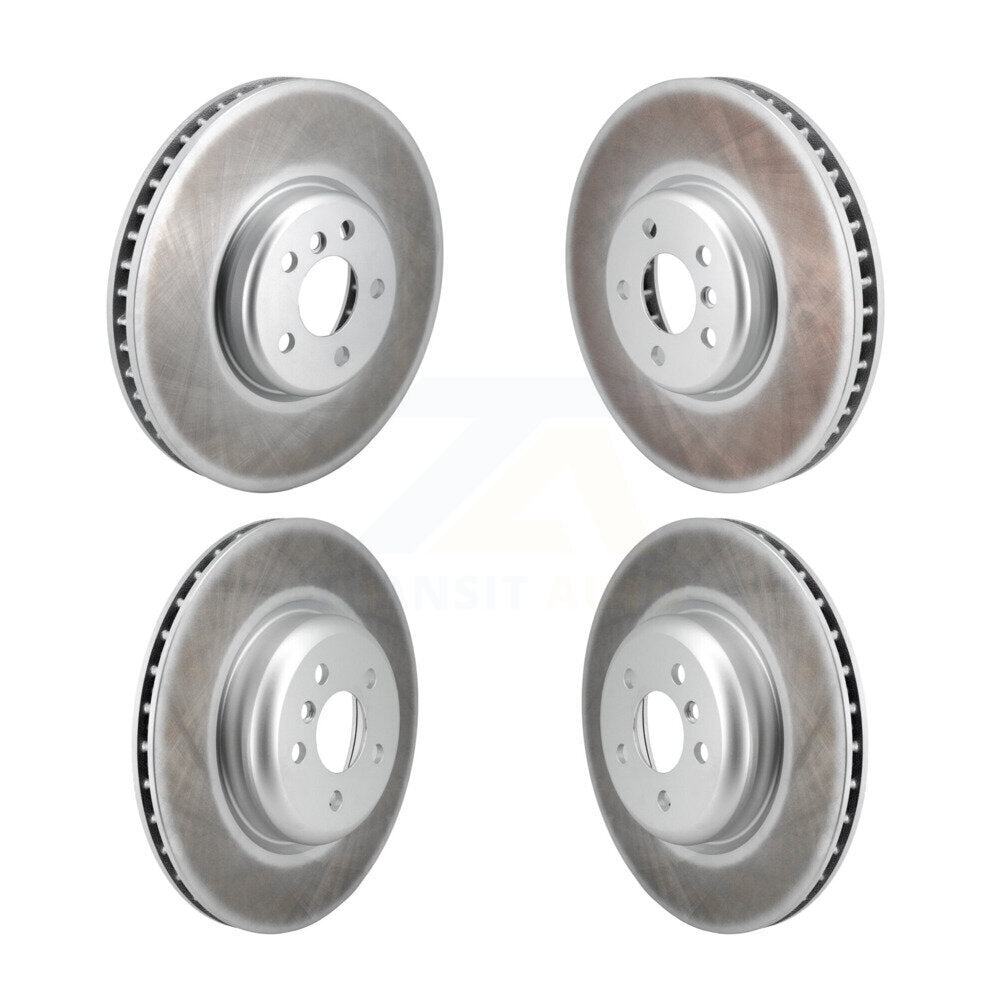 Coated Brake Rotors Front Rear Kit For BMW 530e xDrive iX 640i Gran Turismo 330i