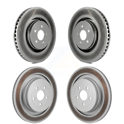 Coated Disc Brake Rotors Front Rear Kit For Ford Edge Lincoln Nautilus