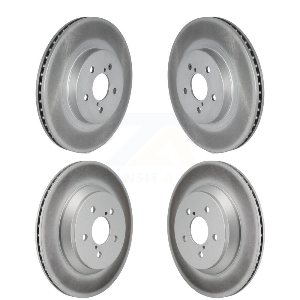 Coat Brake Rotor Front Rear Kit For Subaru Crosstrek With Electric Parking