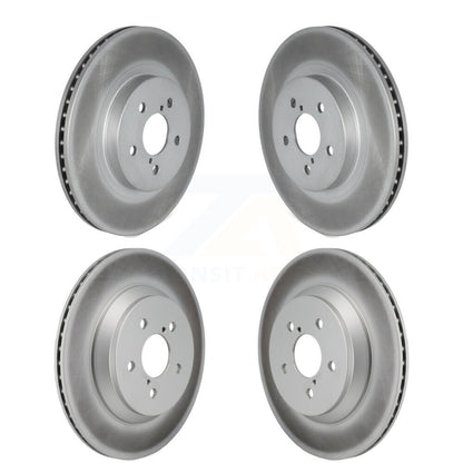 Coat Brake Rotor Front Rear Kit For Subaru Crosstrek With Electric Parking