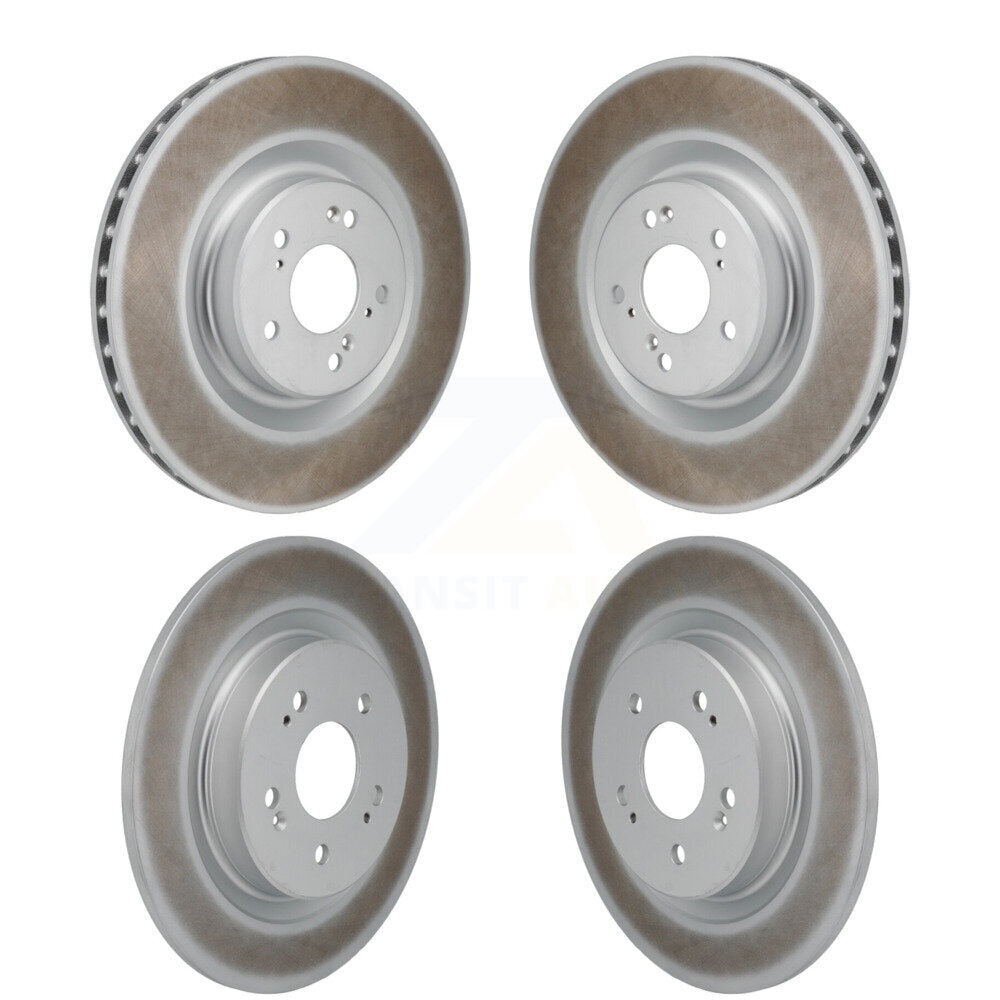 Coated Disc Brake Rotors Front Rear Kit For 2022-2023 Acura MDX 3.0L