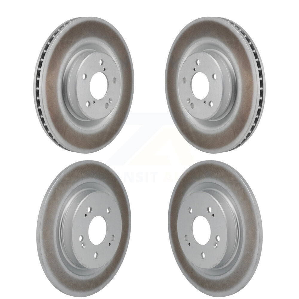 Coated Disc Brake Rotors Front Rear Kit For 2022-2023 Acura MDX 3.5L