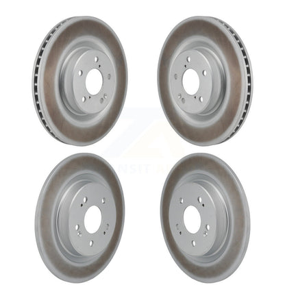 Coated Disc Brake Rotors Front Rear Kit For 2022-2023 Acura MDX 3.5L