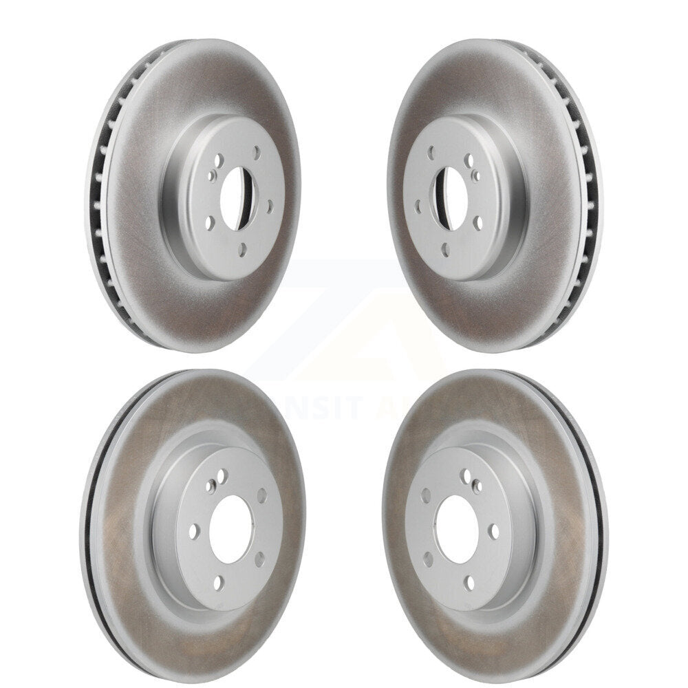 Coated Disc Brake Rotors Front Rear Kit For Mercedes-Benz GLC300