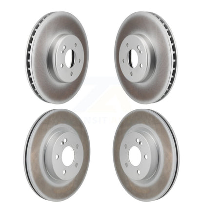 Coated Disc Brake Rotors Front Rear Kit For Mercedes-Benz GLC300