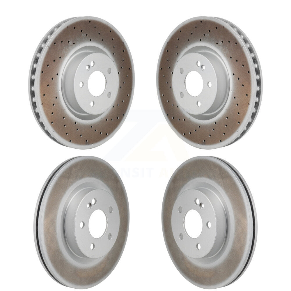 Coat Disc Brake Rotor Front Rear Kit For Mercedes-Benz GLC300 C43 AMG GLC43 C450