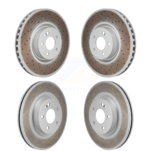 Coat Disc Brake Rotor Front Rear Kit For Mercedes-Benz GLC300 C43 AMG GLC43 C450