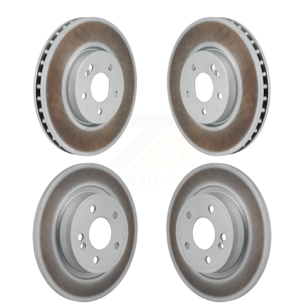 Coated Disc Brake Rotors Front Rear Kit For Mercedes-Benz A220 CLA250