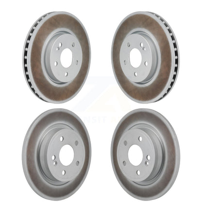 Coated Disc Brake Rotors Front Rear Kit For Mercedes-Benz A220 CLA250