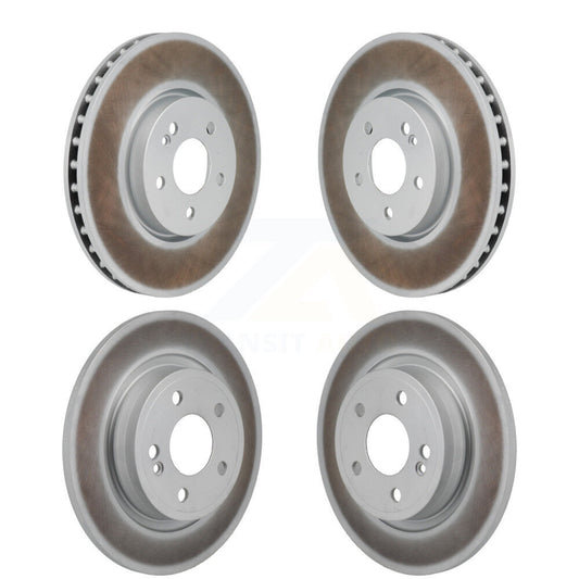 Coated Disc Brake Rotors Front Rear Kit For Mercedes-Benz A220 CLA250