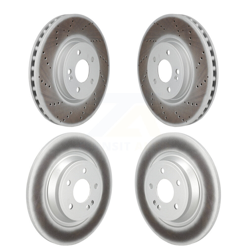 Coat Disc Brake Rotor Front Rear Kit For Mercedes-Benz GLB250 GLA250 EQB 350 300