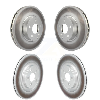 Coated Disc Brake Rotors Front Rear Kit For Mercedes-Benz E400