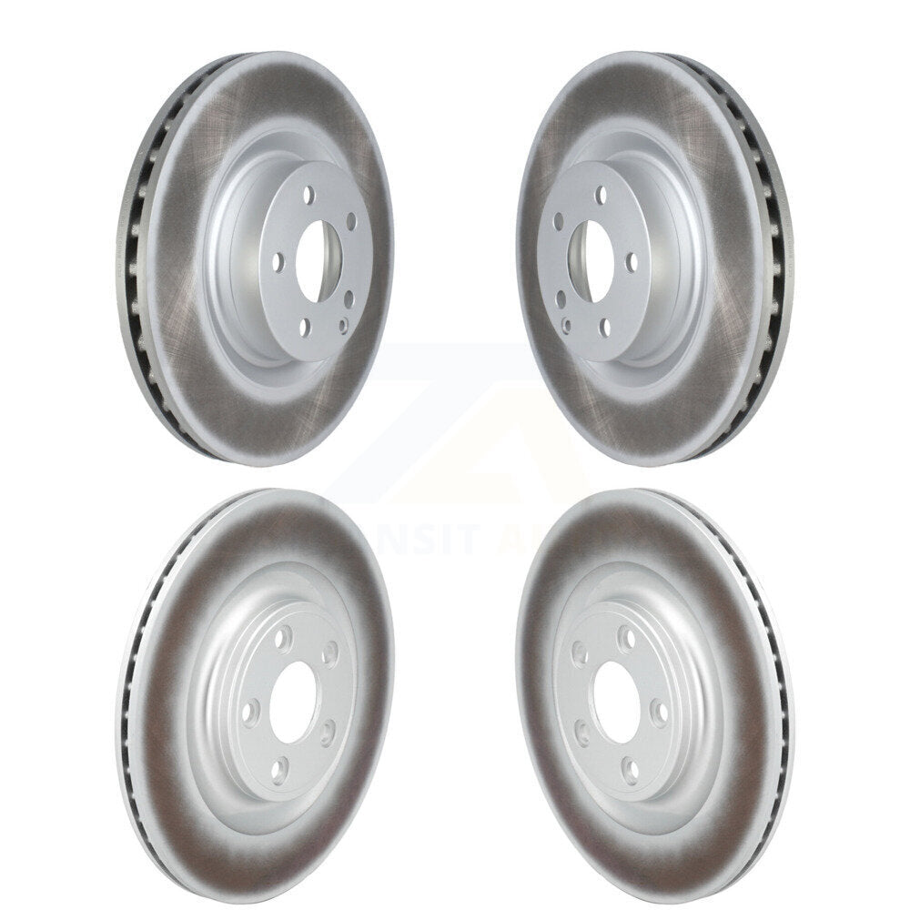 Coated Disc Brake Rotors Front Rear Kit For Mercedes-Benz E400