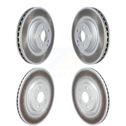 Coated Disc Brake Rotors Front Rear Kit For Mercedes-Benz E400