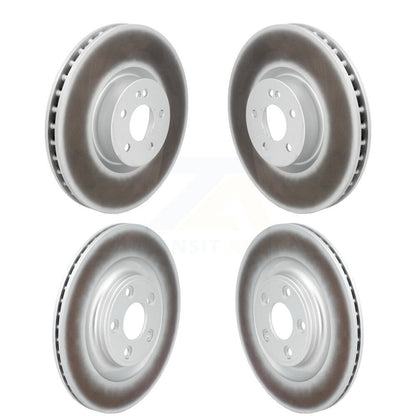 Coated Brake Rotor Front Rear Kit For Mercedes-Benz E450 E400 E53 AMG CLS450 E43