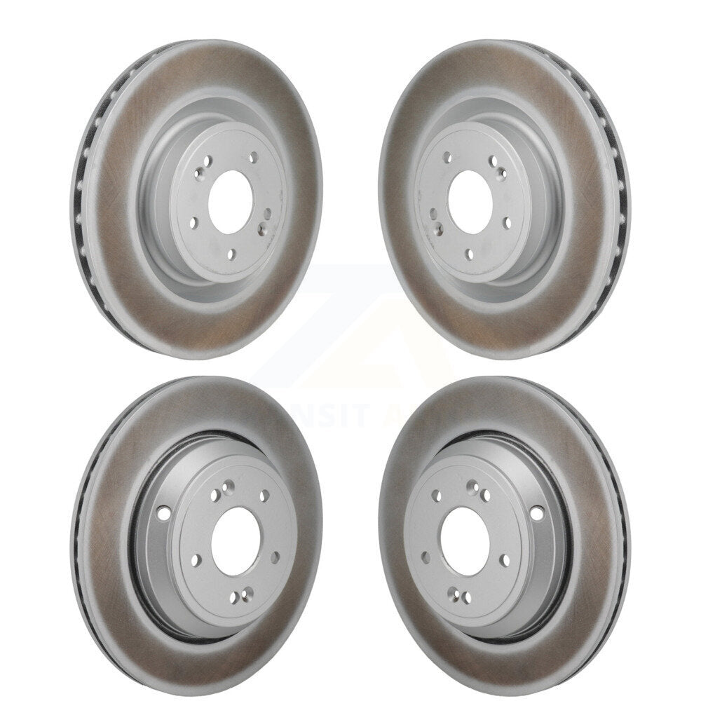 Coated Brake Rotor Front Rear Kit For Genesis G70 With 330mm Diameter