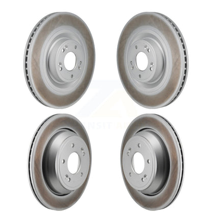 Coated Disc Brake Rotors Front Rear Kit For Hyundai Equus Kia K900