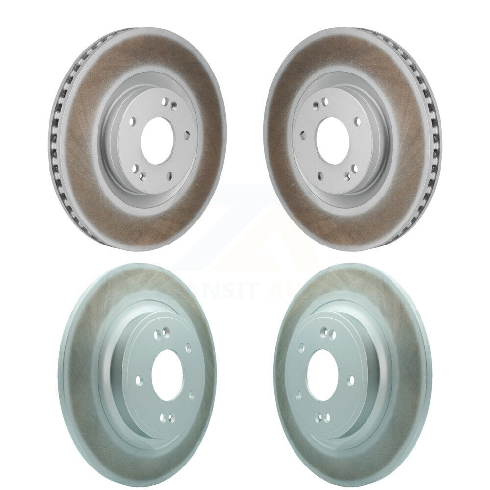 Coat Disc Brake Rotor Front Rear Kit For Hyundai Santa Fe Kia Sorento GAS engine
