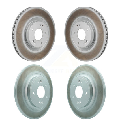 Coat Disc Brake Rotor Front Rear Kit For Hyundai Santa Fe Kia Sorento GAS engine