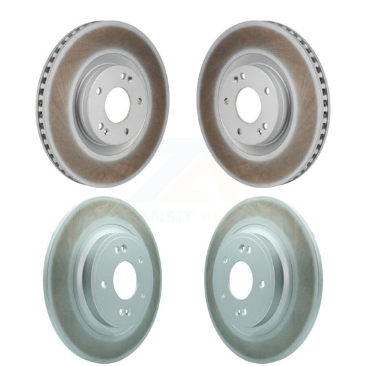 Coat Disc Brake Rotor Front Rear Kit For Hyundai Santa Fe Kia Sorento GAS engine