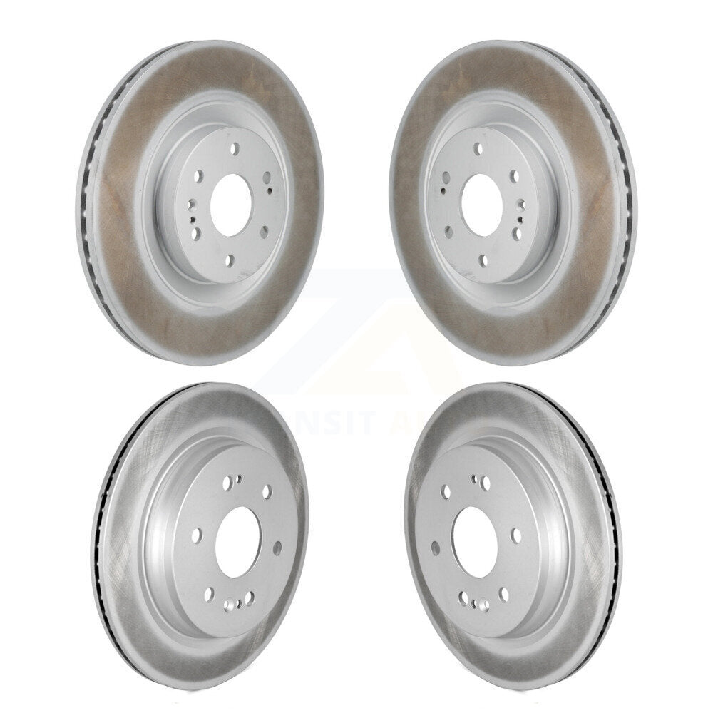 Coat Brake Rotor Front Rear Kit For GMC Sierra 1500 Chevrolet Silverado Tahoe XL