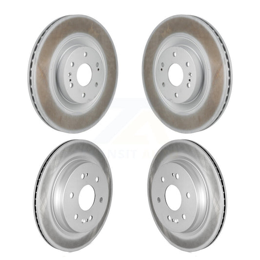 Coat Brake Rotor Front Rear Kit For GMC Sierra 1500 Chevrolet Silverado Tahoe XL