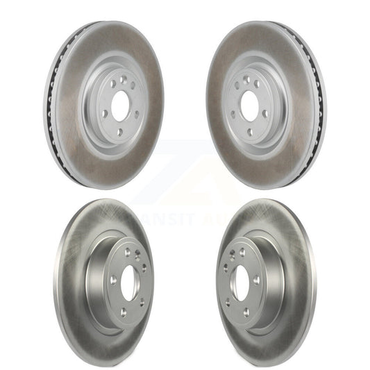 Coated Brake Rotors Front Rear Kit For Land Rover Discovery Sport Jaguar E-Pace