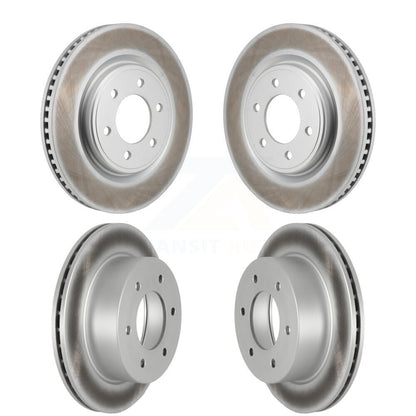 Coated Disc Brake Rotors Front Rear Kit For 2022-2024 Ford Bronco 3.0L