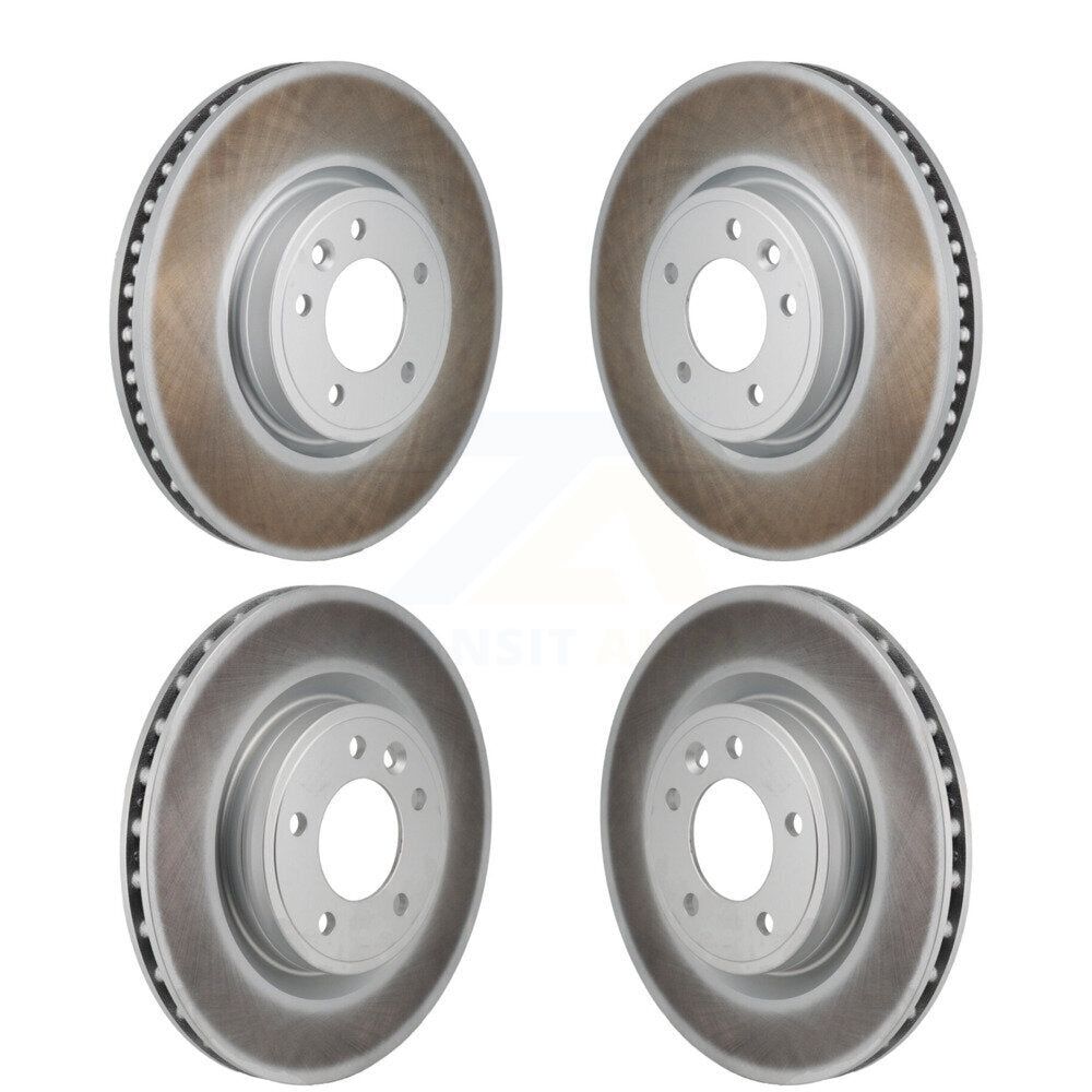 Coated Disc Brake Rotors Front Rear Kit For Land Rover Range Sport Discovery