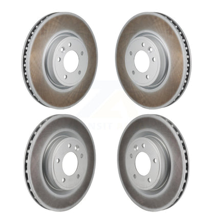 Coated Disc Brake Rotors Front Rear Kit For Land Rover Range Sport Discovery