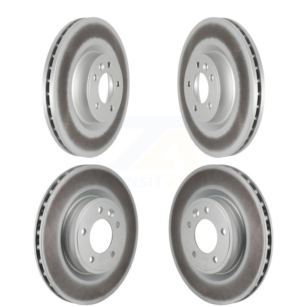 Coated Disc Brake Rotors Front Rear Kit For 2020 Land Rover Range DIESEL engine