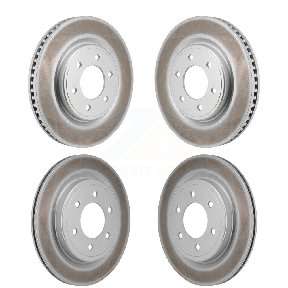 Coat Disc Brake Rotor Front Rear Kit For Ford F-150 Expedition Lincoln Navigator